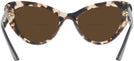 Cat Eye Talc Havana Prada 13YS Bifocal Reading Sunglasses View #4