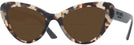 Cat Eye Talc Havana Prada 13YS Bifocal Reading Sunglasses View #1