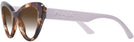 Cat Eye Havana Prada 13YS w/ Gradient Progressive No Line Reading Sunglasses View #3