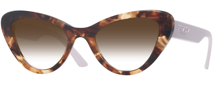Cat Eye Havana Prada 13YS w/ Gradient Progressive No Line Reading Sunglasses View #1