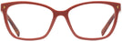 Rectangle Red Prada 15ZV Single Vision Full Frame View #2