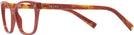 Rectangle Red Prada 15ZV Single Vision Full Frame View #3