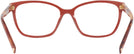 Rectangle Red Prada 15ZV Single Vision Full Frame View #4