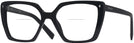 Oversized,Square Black Prada 16ZV Bifocal View #1