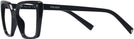 Oversized,Square Black Prada 16ZV Single Vision Full Frame View #3