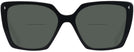 Oversized,Square Black Prada 16ZV Bifocal Reading Sunglasses View #2