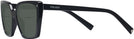 Oversized,Square Black Prada 16ZV Bifocal Reading Sunglasses View #3