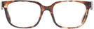 Rectangle Caramel Havana Prada 17ZV Single Vision Full Frame View #2