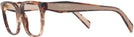 Rectangle Caramel Havana Prada 17ZV Single Vision Full Frame View #3