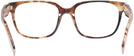 Rectangle Caramel Havana Prada 17ZV Single Vision Full Frame View #4