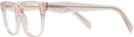Rectangle Crystal Pink Prada 17ZV Computer Style Progressive View #3