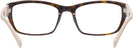 Rectangle Tortoise Prada 18OV Single Vision Full Frame View #4