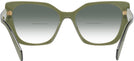 Cat Eye Sage Prada 18WV w/ Gradient Bifocal Reading Sunglasses View #4