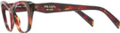 Cat Eye Poppy Tortoise Prada 19WV Single Vision Full Frame View #3
