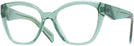 Square Transparent Sage Prada 20ZV Progressive No-Lines View #1
