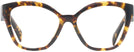 Square Honey Tortoise Prada 20ZV Progressive No-Lines View #2