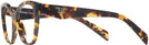 Square Honey Tortoise Prada 20ZV Progressive No-Lines View #3