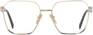 Square,Oversized Pale Gold Prada 56ZV Progressive No-Lines View #2
