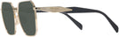 Square,Oversized Pale Gold Prada 56ZV Progressive No-Line Reading Sunglasses View #3