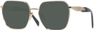 Square,Oversized Pale Gold Prada 56ZV Progressive Reading Sunglasses View #1