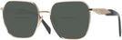 Square,Oversized Pale Gold Prada 56ZV Bifocal Reading Sunglasses View #1