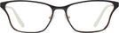 Cat Eye TOP BROWN/ROSE GOLD Prada 60XV Single Vision Full Frame View #2