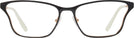 Cat Eye TOP BROWN/ROSE GOLD Prada 60XV Progressive No-Lines View #2