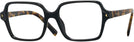Square,Aviator Black Prada A02V Progressive No-Lines View #1