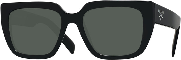  Havana Black Transparent Prada A03V L Progressive No-Line Reading Sunglasses View #1