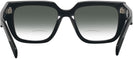 Square,Oversized Black Prada A03V L w/ Gradient Bifocal Reading Sunglasses View #4