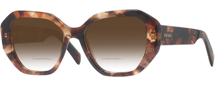 Unique HAVANA CARAMEL Prada A07V w/ Gradient Bifocal Reading Sunglasses View #1