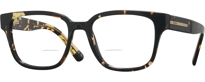 Square HAVANA BLACK/YELLOW Prada A09V Bifocal View #1