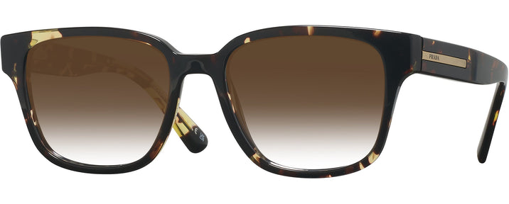 Square HAVANA BLACK/YELLOW Prada A09V w/ Gradient Progressive Reading Sunglasses View #1