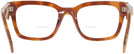 Rectangle Havana Cognac Prada A10V Bifocal View #4