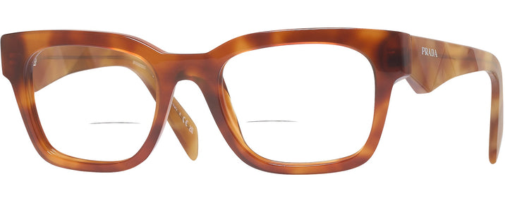 Rectangle Havana Cognac Prada A10V Bifocal View #1
