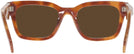 Rectangle Havana Cognac Prada A10V Progressive Reading Sunglasses View #4