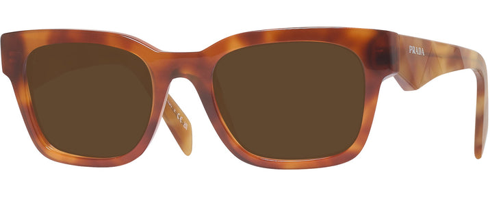Rectangle Havana Cognac Prada A10V Progressive Reading Sunglasses View #1