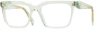 Rectangle Transparent Mint Prada A19V Progressive No-Lines View #1