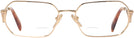 Rectangle Gold Prada A53V Bifocal View #2
