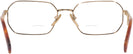 Rectangle Gold Prada A53V Bifocal View #4
