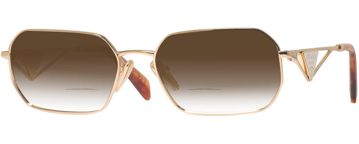  Gold Prada A53V w/ Gradient Bifocal Reading Sunglasses View #1