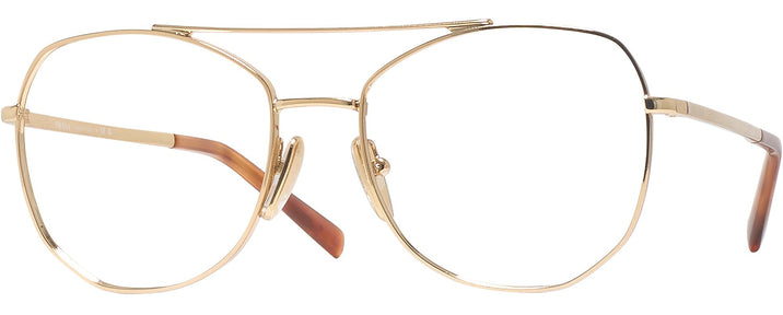 Aviator Gold Prada A58V Progressive No-Lines View #1