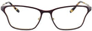 Cat Eye Bordeaux/pale Gold Prada 60XV Computer Style Progressive View #2