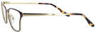 Cat Eye Bordeaux/pale Gold Prada 60XV Progressive No-Lines View #3