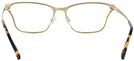 Cat Eye Bordeaux/pale Gold Prada 60XV Single Vision Full Frame View #4