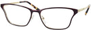 Cat Eye Bordeaux/pale Gold Prada 60XV Progressive No-Lines View #1