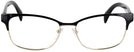 ClubMaster Black Pale on Gold Prada 65RV Computer Style Progressive View #2