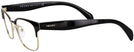ClubMaster Black Pale on Gold Prada 65RV Computer Style Progressive View #3