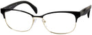 ClubMaster Black Pale on Gold Prada 65RV Computer Style Progressive View #1