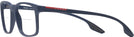 Square Matte Blue Prada Sport 01LV L Bifocal View #3